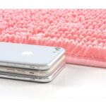 Tapis De Bain Demi Rond Rose