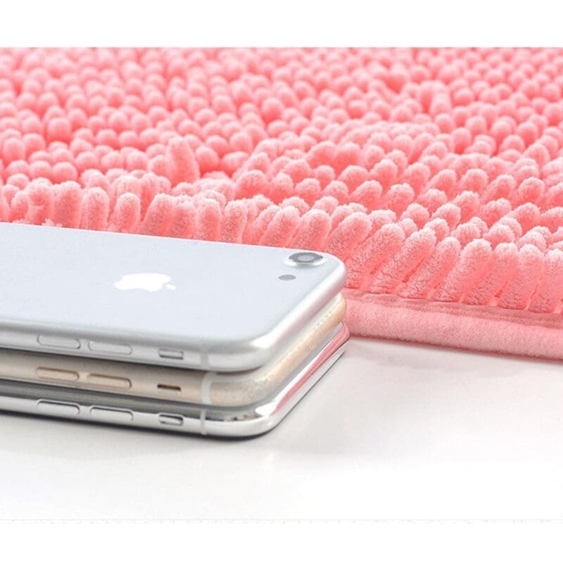 Tapis De Bain Demi Rond Rose
