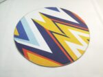 Tapis Rond Motifs Abstraits