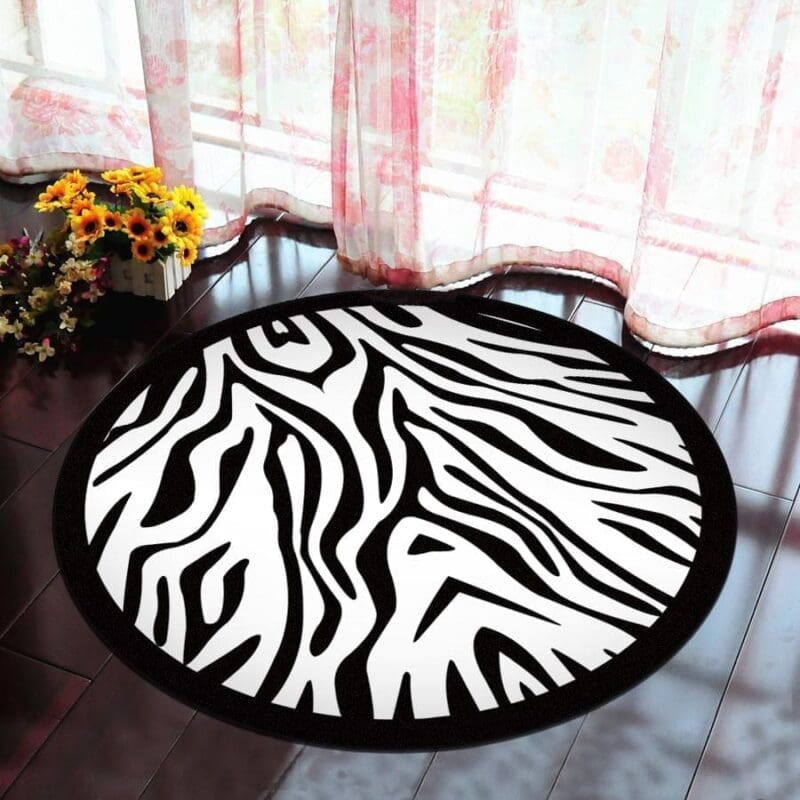product-image-1327081040 Tapis Rond Zèbre