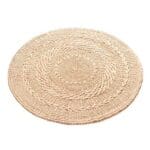 Tapis Rond Paille Tressée