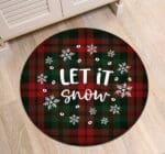 Tapis Rond Thème Noël
