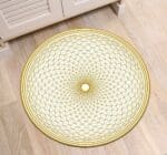 Petit Tapis Rond Beige