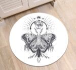 Tapis Rond Papillion gracieux