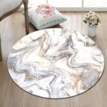 Tapis Rond Poil Ras