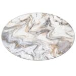 Tapis Rond Poil Ras