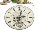 Tapis Rond Horloge