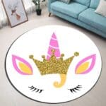 Tapis Rond Deux Yeux