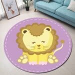 Tapis Rond Lion Mimi