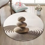 Tapis Rond Relaxation