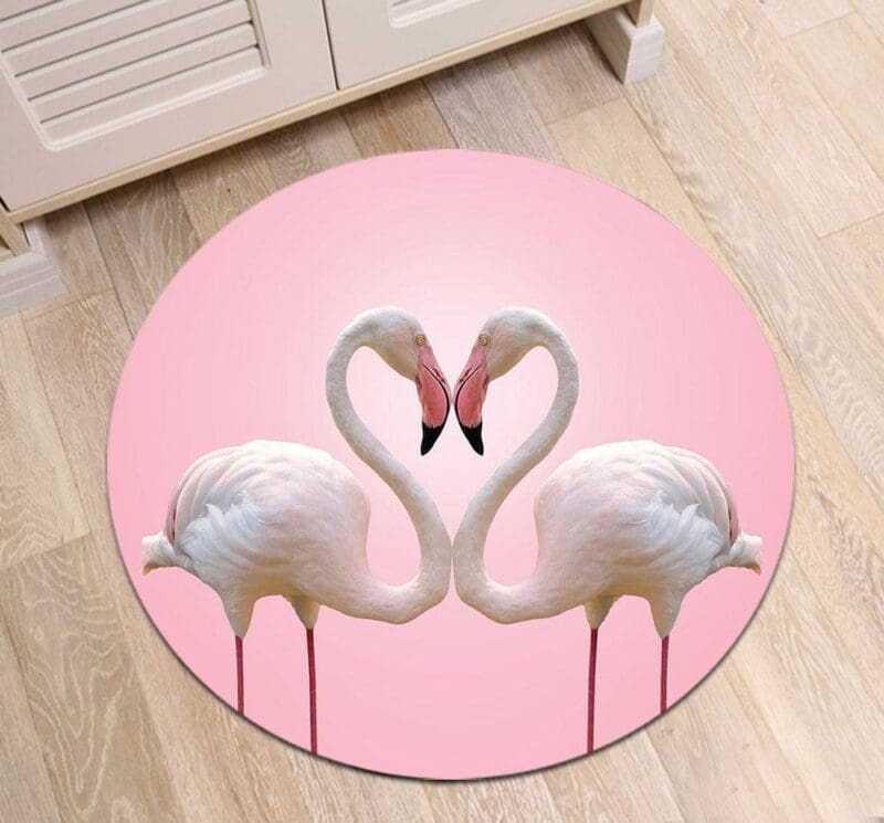 Tapis Rond Cœur