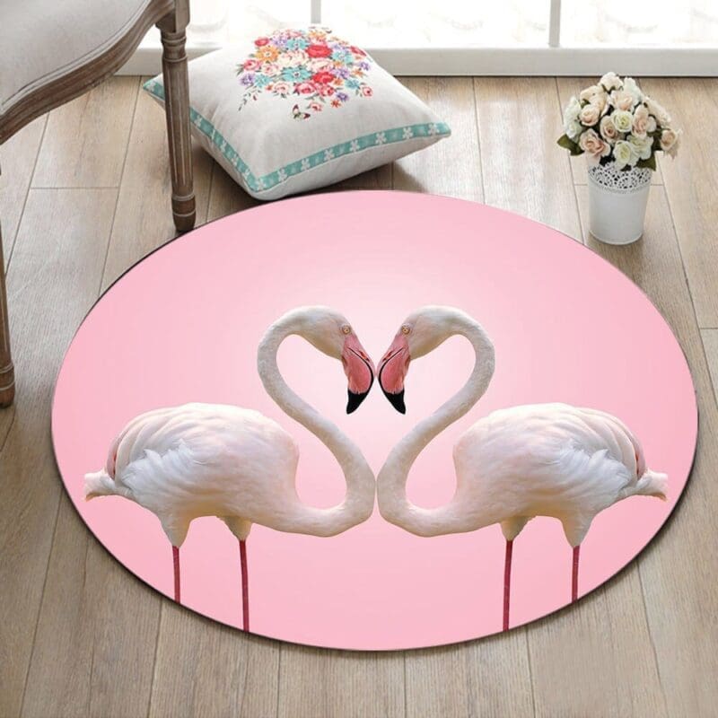 Tapis Rond Cœur