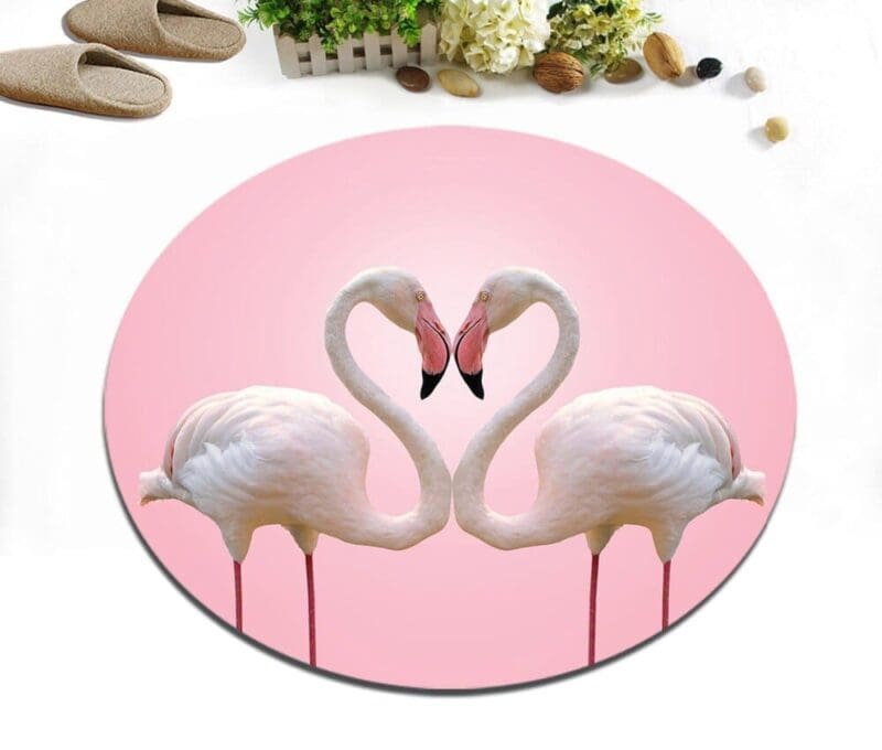 Tapis Rond Cœur