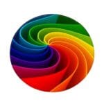 Tapis Rond Spirale