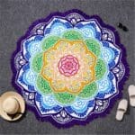 Tapis De Méditation Rond