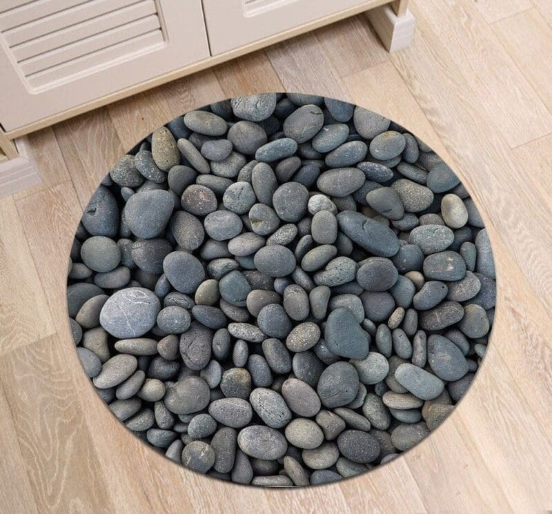 Tapis rond Galet