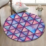 Tapis Rond Mandala Géométrique