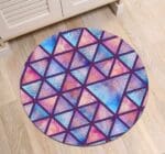Tapis Rond Mandala Géométrique