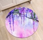 Tapis Rond Aquarelle