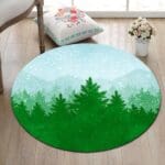 Tapis Rond Forêt