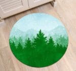 Tapis Rond Forêt