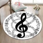 Tapis Rond Musique