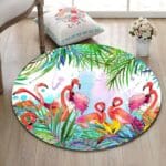 Tapis Rond Coloré Salon
