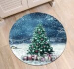 Tapis Rond Sapin De Noël
