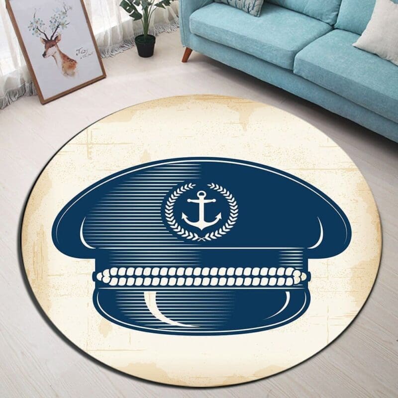 Tapis Rond Casquette Capitaine