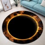 Tapis Rond Éclipse
