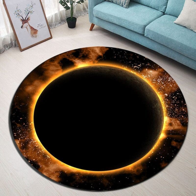 Tapis Rond Éclipse