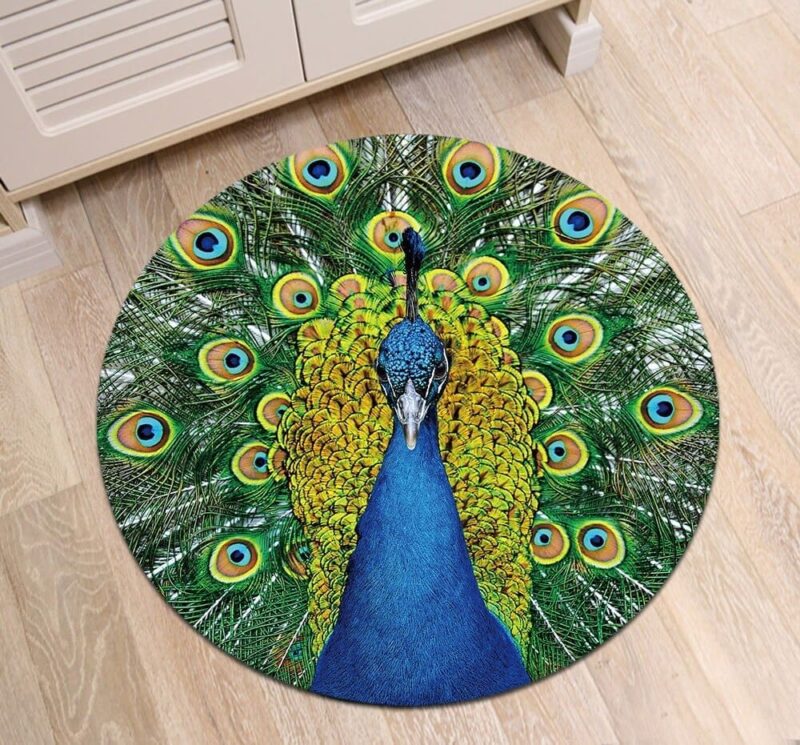 Tapis Rond Paon