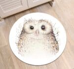 Tapis Rond Hibou