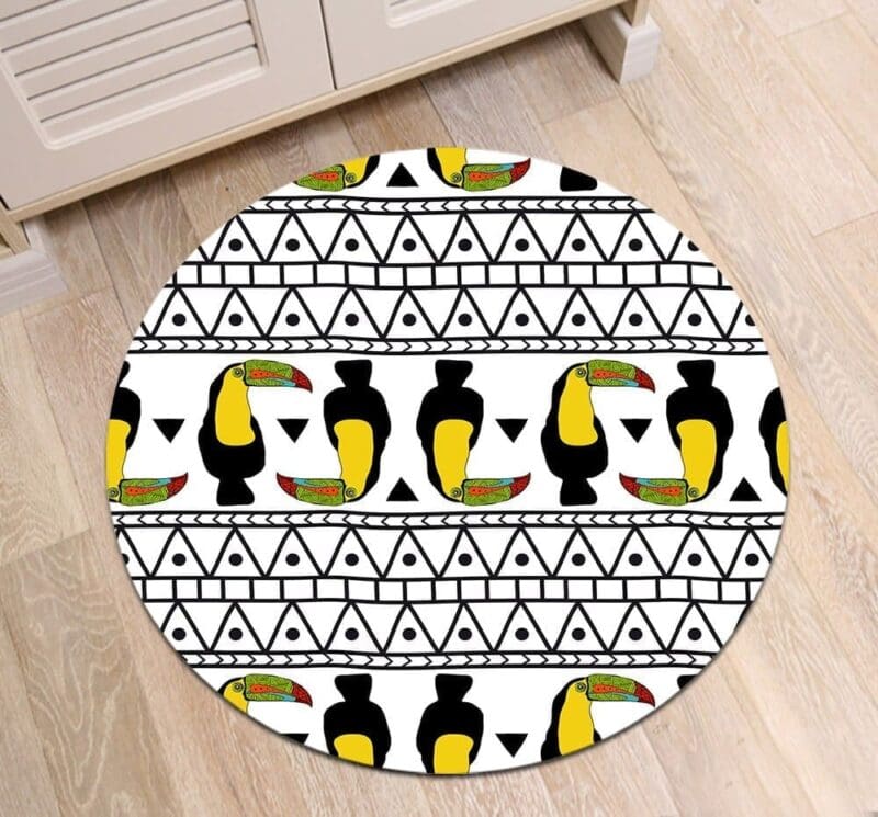 Tapis Rond Toucan