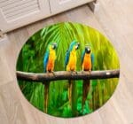 Tapis Rond Ambiance Tropicale