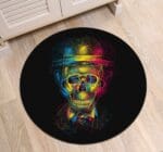 Tapis Rond Crâne