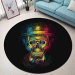Tapis Rond Crâne