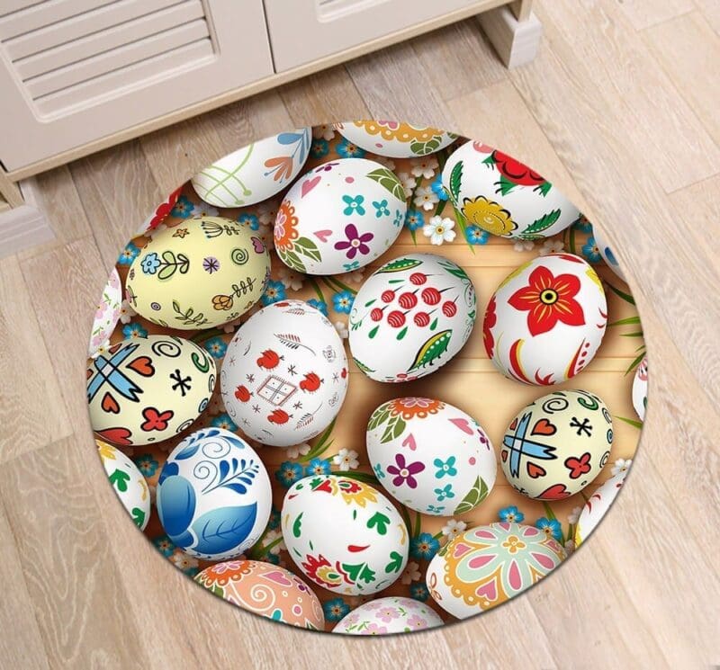 Tapis Rond Oeuf
