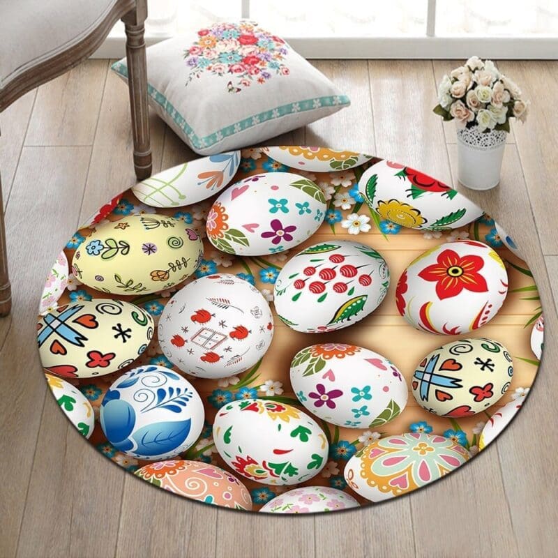 Tapis Rond Oeuf