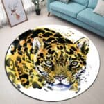 Tapis Rond Léopard