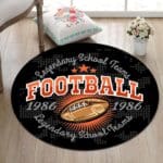 Tapis Rond Football Américain