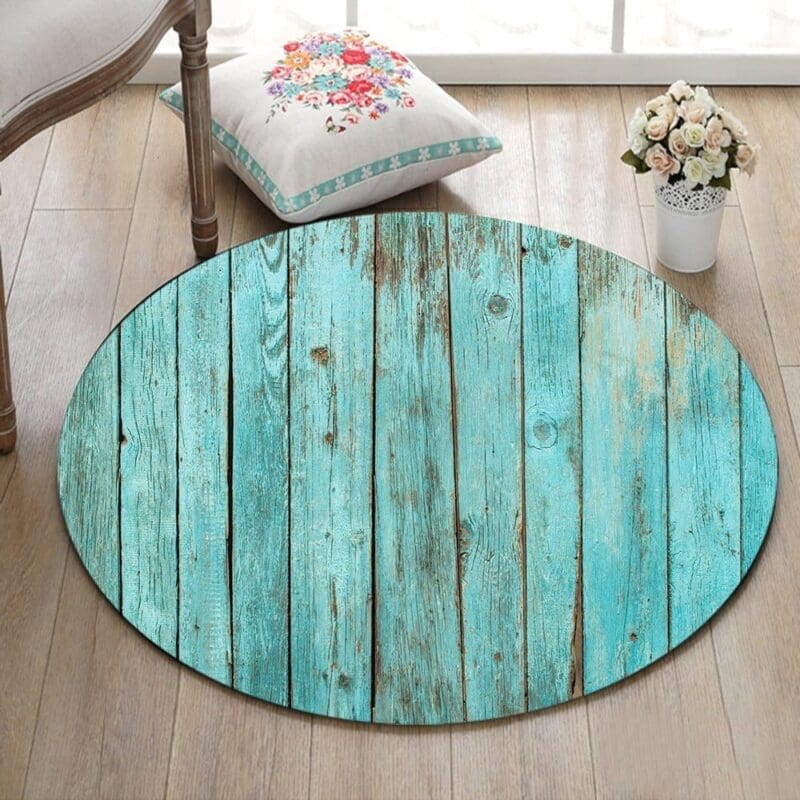 Tapis Rond Ancien