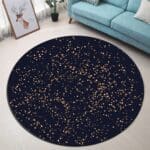 Tapis Rond Étoilé