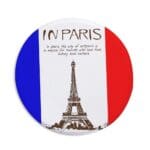 Tapis Rond Drapeau Français