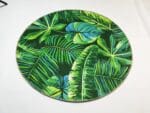 Tapis Rond Motif Exotique