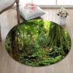 Tapis Rond Thème Jungle