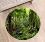 Tapis Rond Thème Jungle