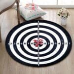 Tapis Rond Fléchette