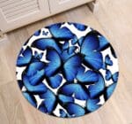 Tapis Rond Papillon