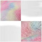 Tapis Rond Shaggy Multicolore